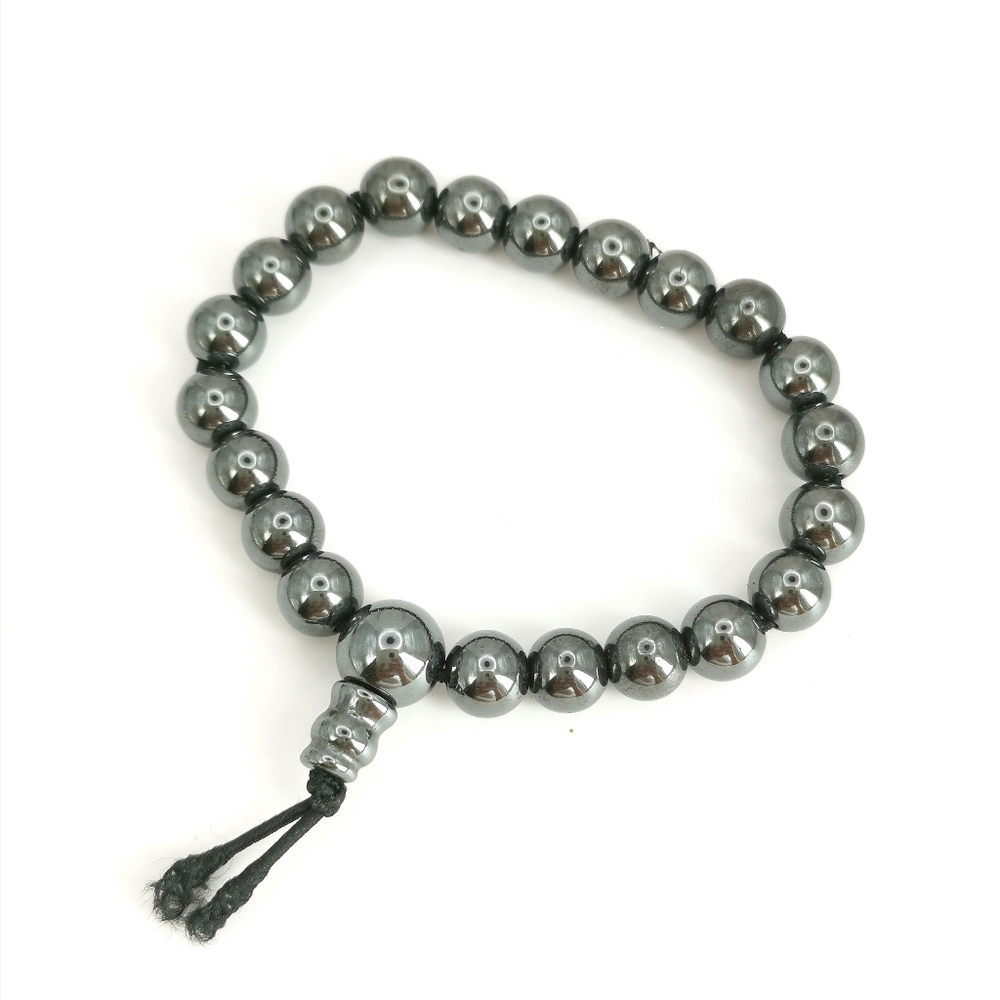 Magnetic hematite stretch bracelet Unisex 🆕
